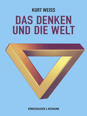 cover image of Das Denken und die Welt